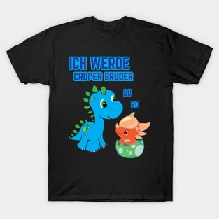 Ich Werde Großer Bruder Dino 2020 T-Shirt